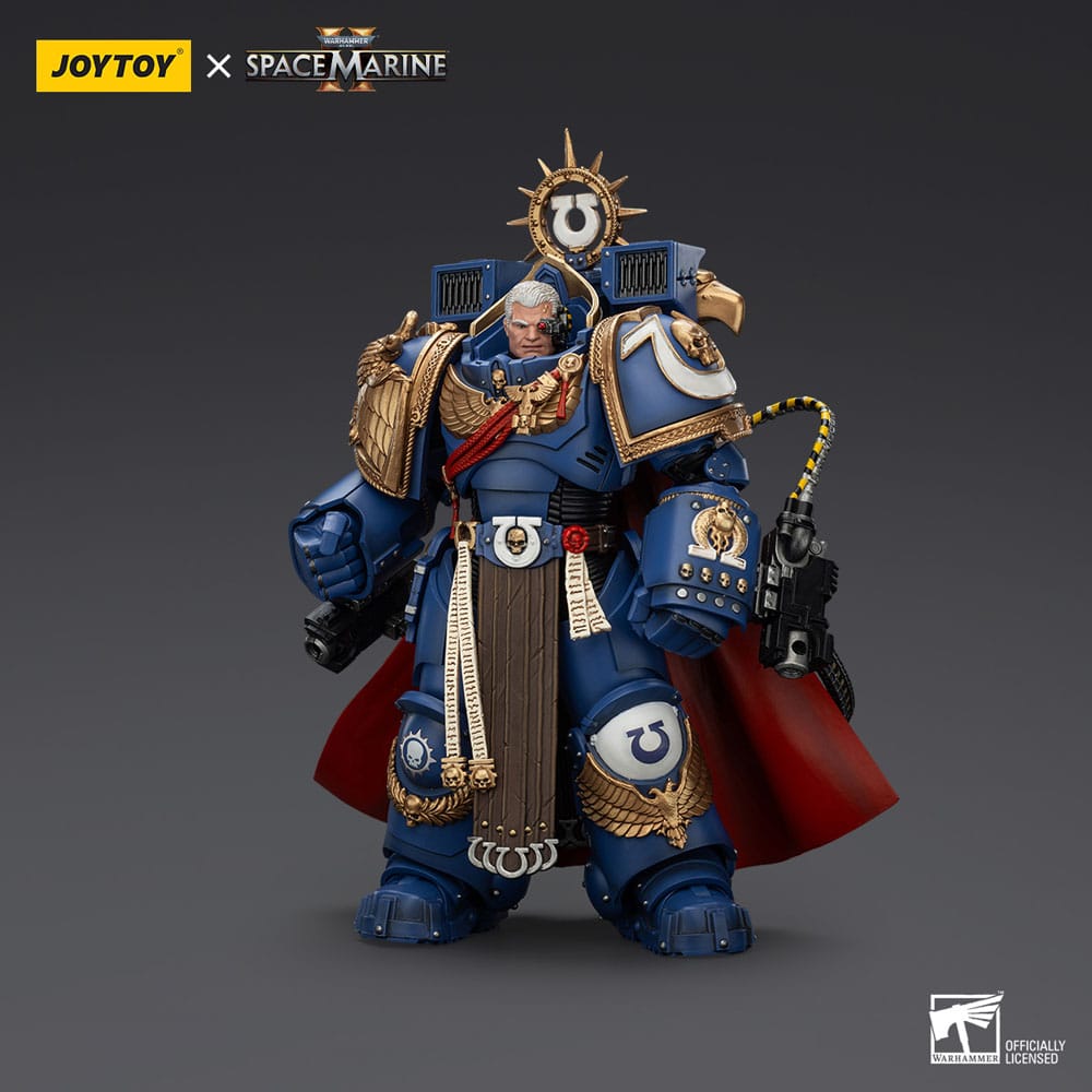 Warhammer 40k Actionfigur Ultramarines Marneus Calgar Chapter Master with MKX Gravis Armour and Gauntlets of Ultramar 20 cm Image 4