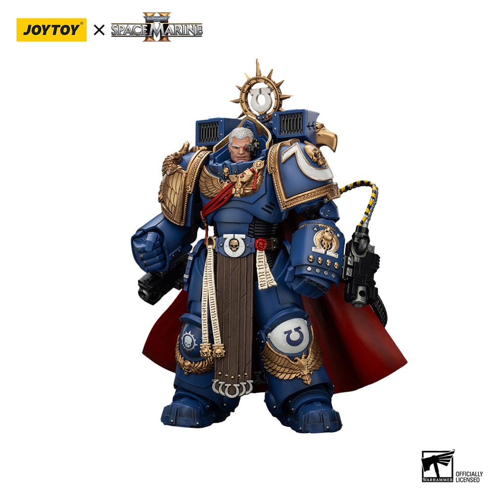 Warhammer 40k Actionfigur Ultramarines Marneus Calgar Chapter Master with MKX Gravis Armour and Gauntlets of Ultramar 20 cm Image 8