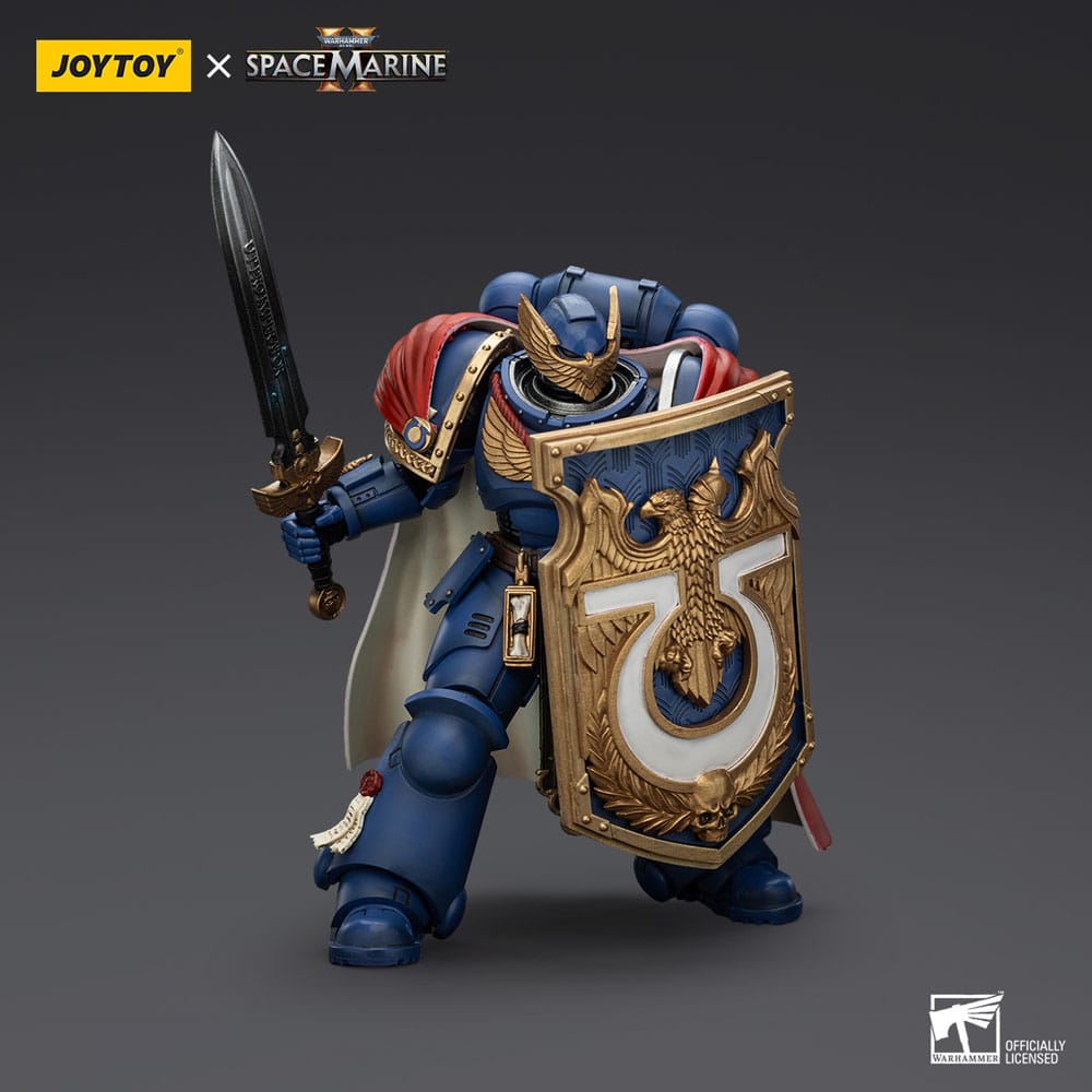 Warhammer 40k Actionfigur Ultramarines Victrix Honour Guardwith Storm Shield And Power Sword 20 cm Image 4