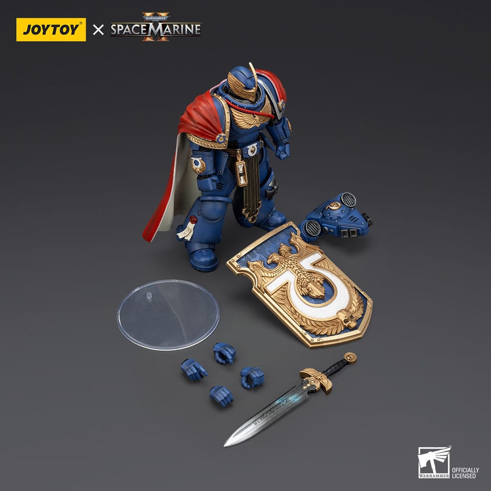 Warhammer 40k Actionfigur Ultramarines Victrix Honour Guardwith Storm Shield And Power Sword 20 cm Image 6