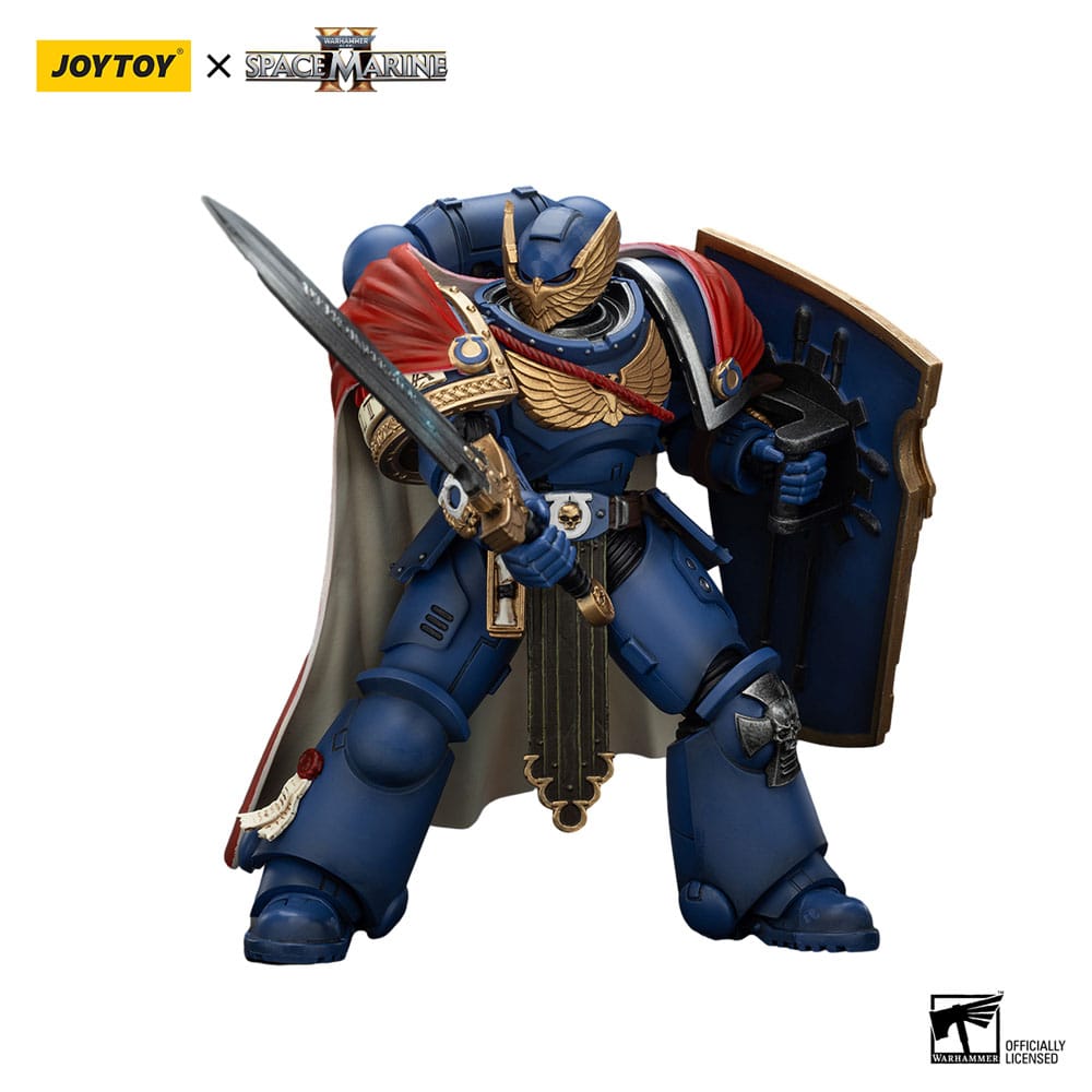 Warhammer 40k Actionfigur Ultramarines Victrix Honour Guardwith Storm Shield And Power Sword 20 cm Image 9