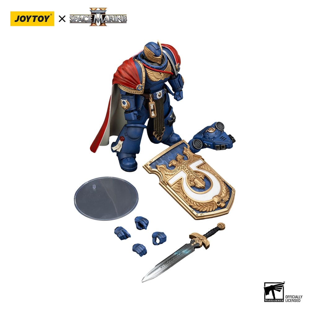 Warhammer 40k Actionfigur Ultramarines Victrix Honour Guardwith Storm Shield And Power Sword 20 cm Image 10