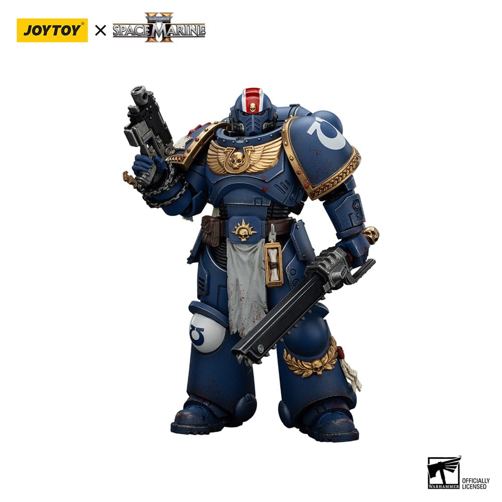 Warhammer 40,000: Space Marine 2 Actionfigur Ultramarines Lieutenant Titus Collectors Edition 13 cm Image 1