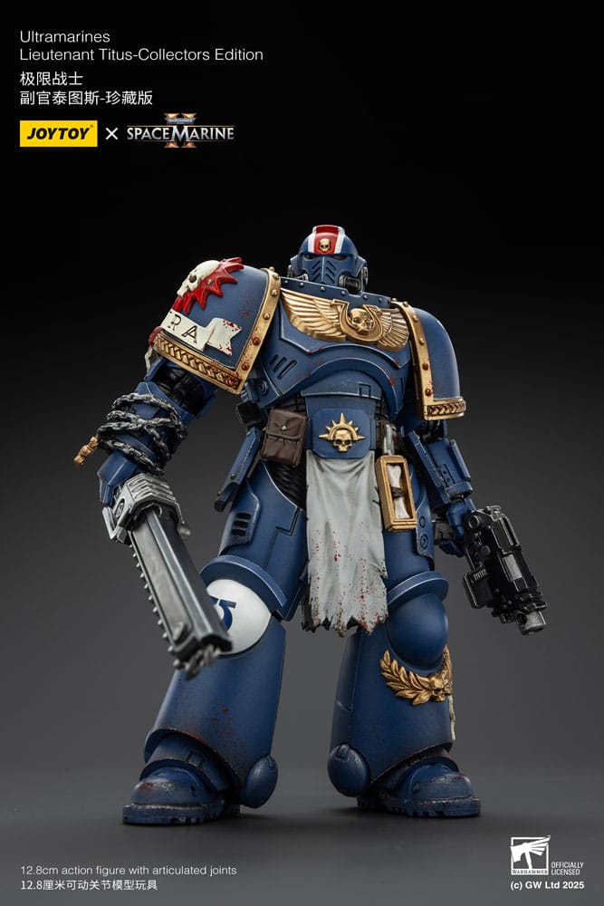 Warhammer 40,000: Space Marine 2 Actionfigur Ultramarines Lieutenant Titus Collectors Edition 13 cm Image 4