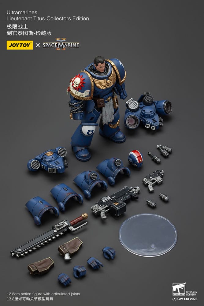 Warhammer 40,000: Space Marine 2 Actionfigur Ultramarines Lieutenant Titus Collectors Edition 13 cm Image 5