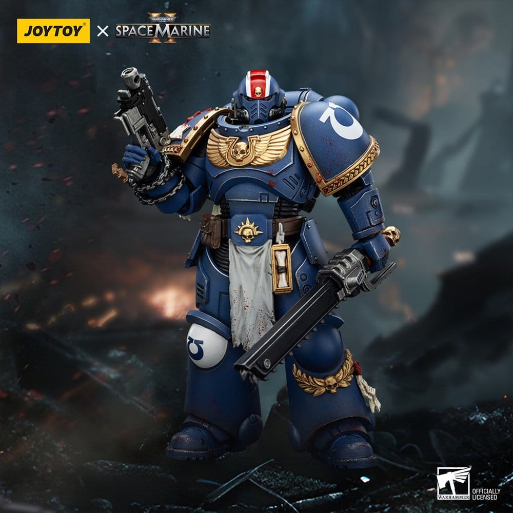 Warhammer 40,000: Space Marine 2 Actionfigur Ultramarines Lieutenant Titus Collectors Edition 13 cm Image 6