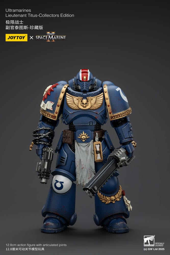 Warhammer 40,000: Space Marine 2 Actionfigur Ultramarines Lieutenant Titus Collectors Edition 13 cm Image 7