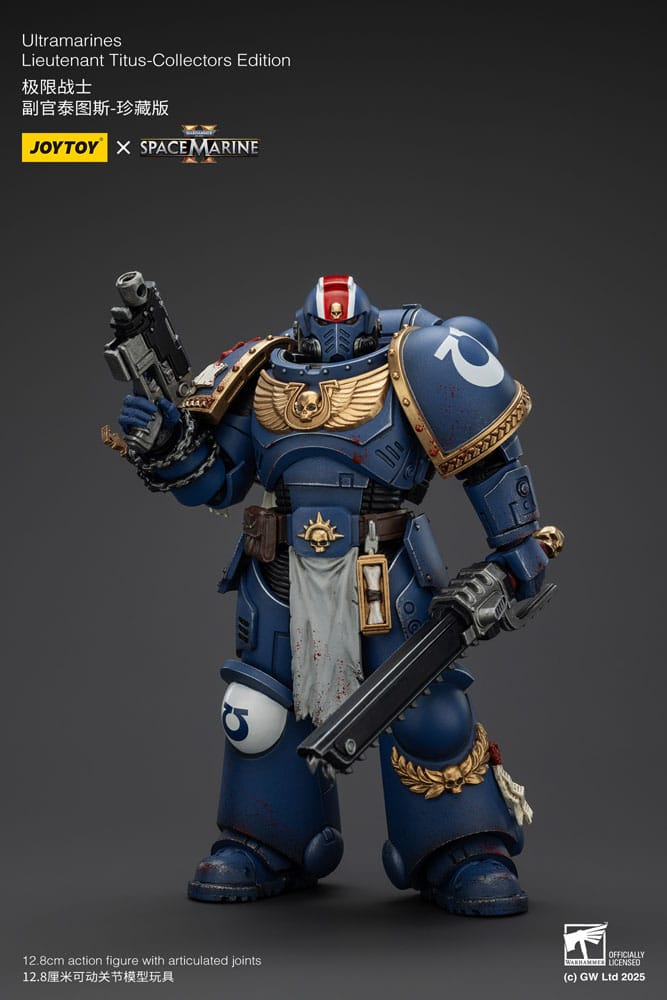 Warhammer 40,000: Space Marine 2 Actionfigur Ultramarines Lieutenant Titus Collectors Edition 13 cm Image 8