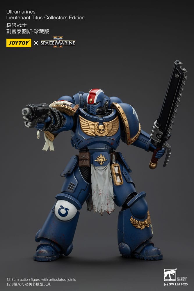 Warhammer 40,000: Space Marine 2 Actionfigur Ultramarines Lieutenant Titus Collectors Edition 13 cm Image 10