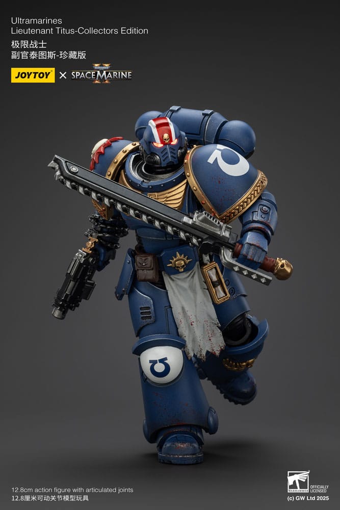 Warhammer 40,000: Space Marine 2 Actionfigur Ultramarines Lieutenant Titus Collectors Edition 13 cm Image 11