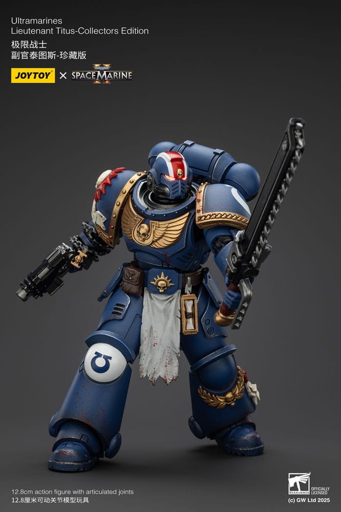 Warhammer 40,000: Space Marine 2 Actionfigur Ultramarines Lieutenant Titus Collectors Edition 13 cm Image 12