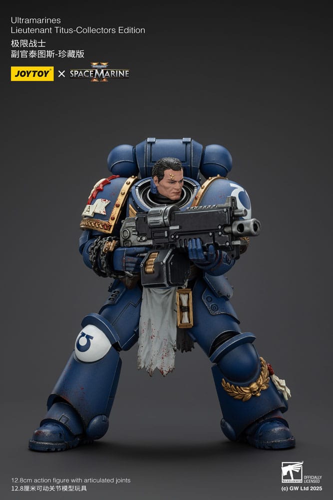 Warhammer 40,000: Space Marine 2 Actionfigur Ultramarines Lieutenant Titus Collectors Edition 13 cm Image 14