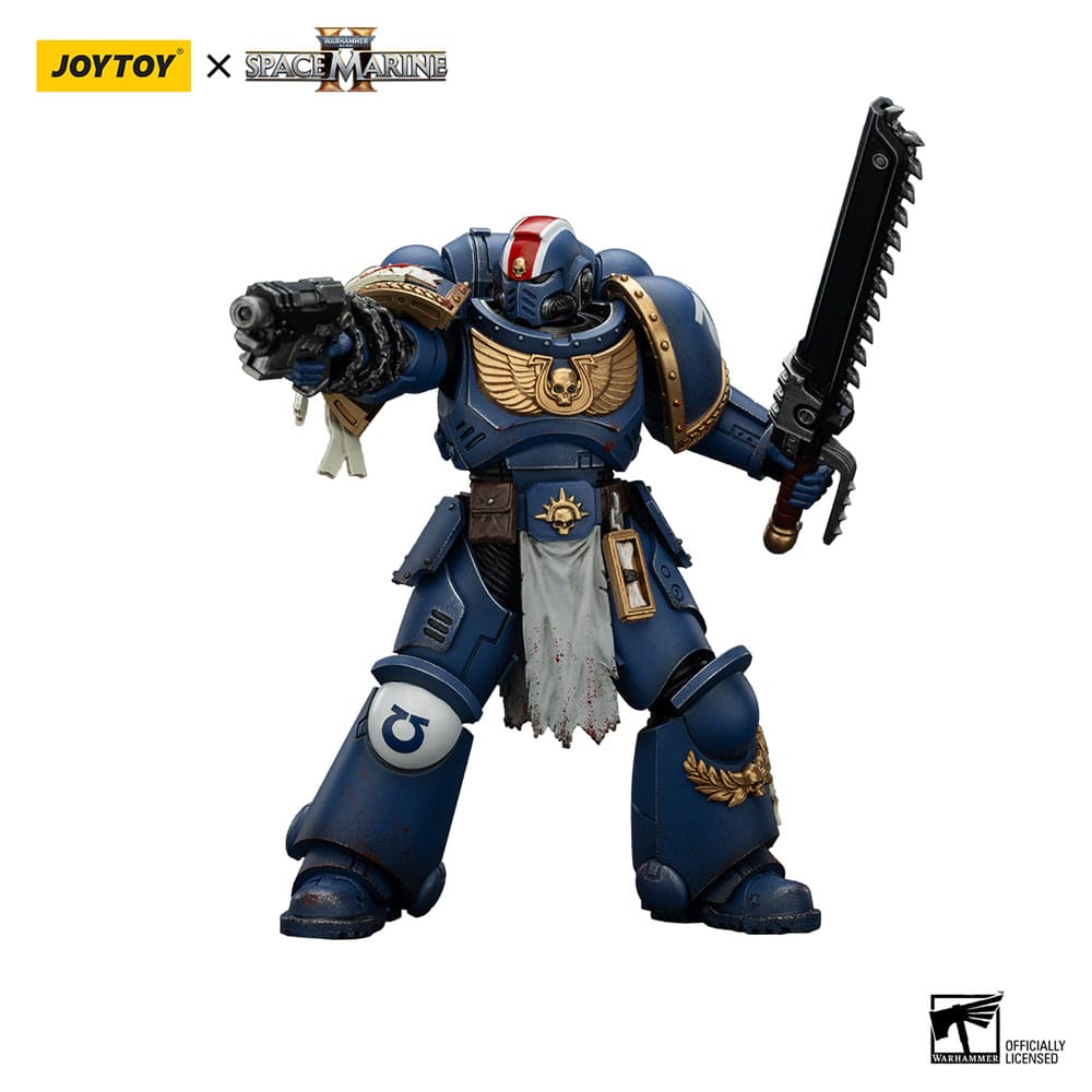 Warhammer 40,000: Space Marine 2 Actionfigur Ultramarines Lieutenant Titus Collectors Edition 13 cm Image 16