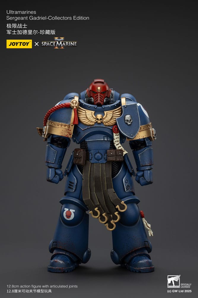 Warhammer 40,000: Space Marine 2 Actionfigur Ultramarines Sergeant Gadriel Collectors Edition 13 cm Image 2