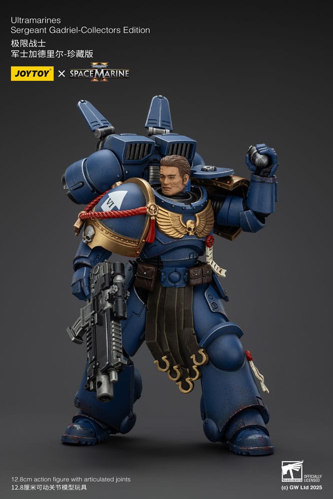 Warhammer 40,000: Space Marine 2 Actionfigur Ultramarines Sergeant Gadriel Collectors Edition 13 cm Image 3