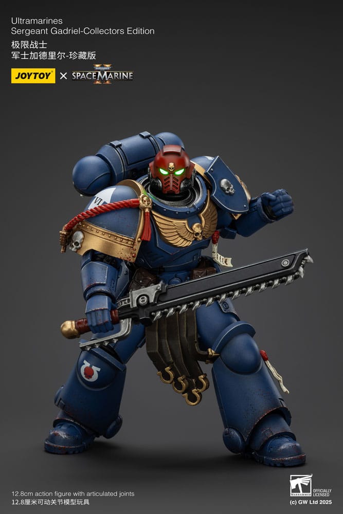 Warhammer 40,000: Space Marine 2 Actionfigur Ultramarines Sergeant Gadriel Collectors Edition 13 cm Image 5