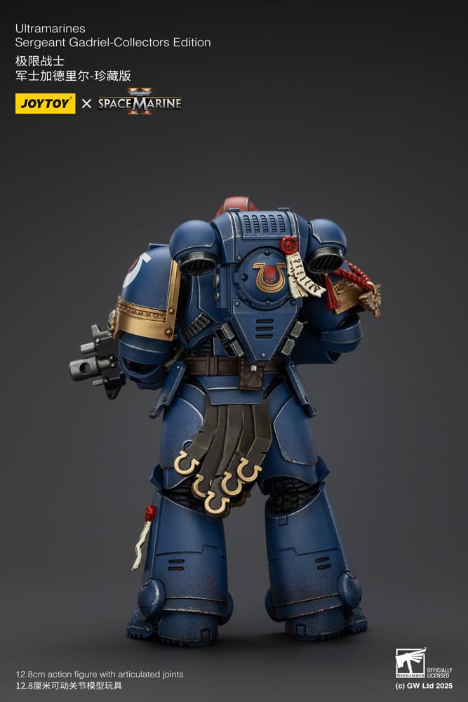 Warhammer 40,000: Space Marine 2 Actionfigur Ultramarines Sergeant Gadriel Collectors Edition 13 cm Image 10
