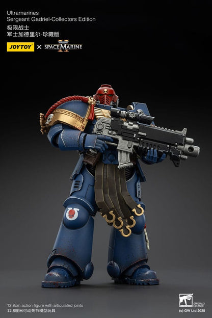 Warhammer 40,000: Space Marine 2 Actionfigur Ultramarines Sergeant Gadriel Collectors Edition 13 cm Image 11