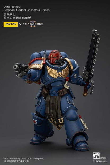 Warhammer 40,000: Space Marine 2 Actionfigur Ultramarines Sergeant Gadriel Collectors Edition 13 cm Image 14