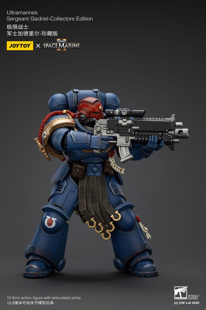Warhammer 40,000: Space Marine 2 Actionfigur Ultramarines Sergeant Gadriel Collectors Edition 13 cm Image 15
