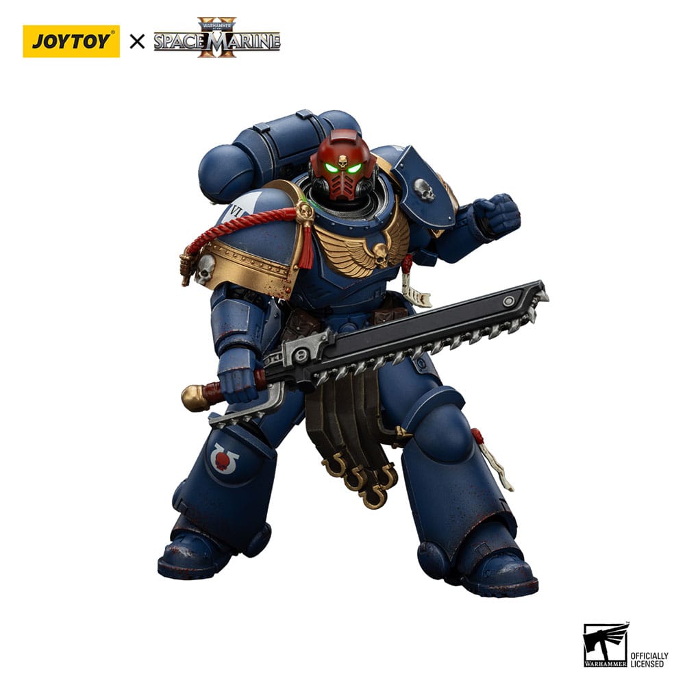 Warhammer 40,000: Space Marine 2 Actionfigur Ultramarines Sergeant Gadriel Collectors Edition 13 cm Image 18