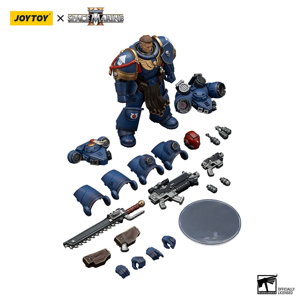 Warhammer 40,000: Space Marine 2 Actionfigur Ultramarines Sergeant Gadriel Collectors Edition 13 cm Image 19