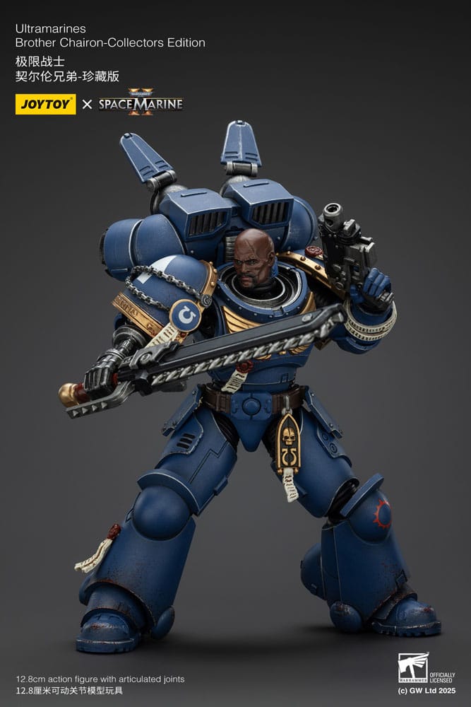 Warhammer 40,000: Space Marine 2 Actionfigur Ultramarines Brother Chairon Collectors Edition 13 cm Image 3