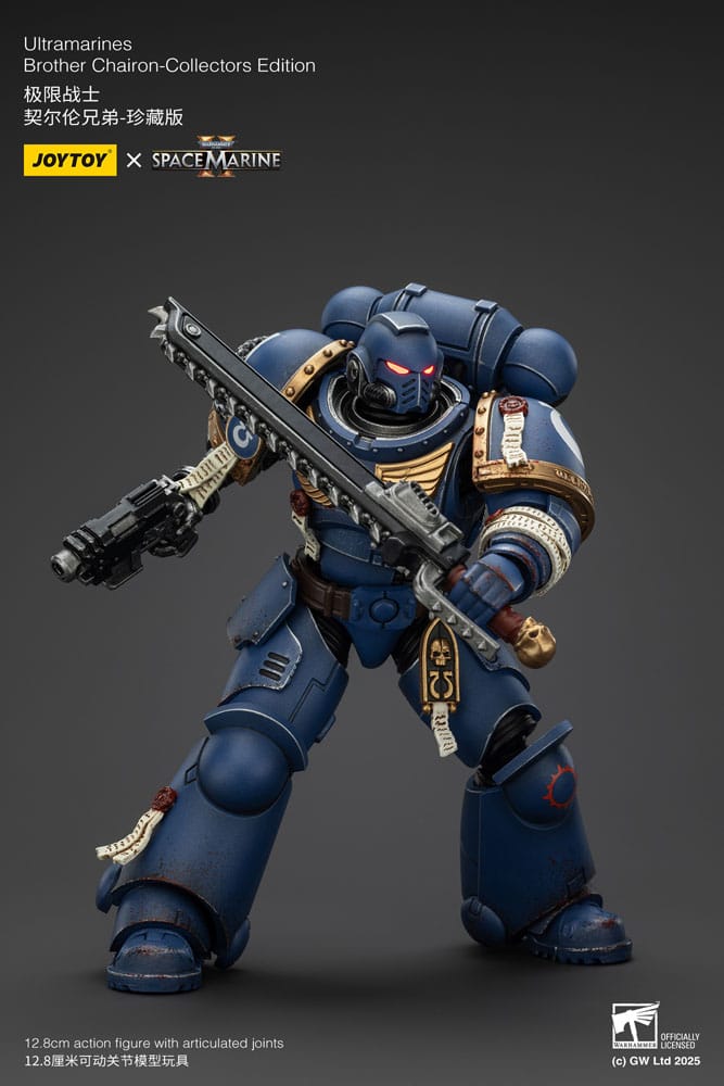Warhammer 40,000: Space Marine 2 Actionfigur Ultramarines Brother Chairon Collectors Edition 13 cm Image 5