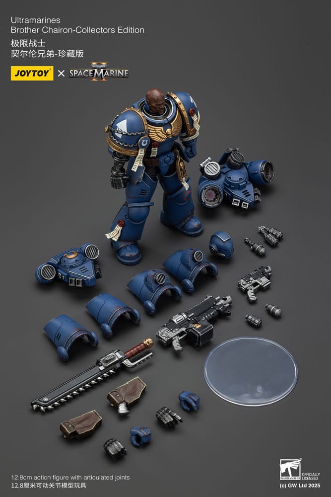 Warhammer 40,000: Space Marine 2 Actionfigur Ultramarines Brother Chairon Collectors Edition 13 cm Image 6