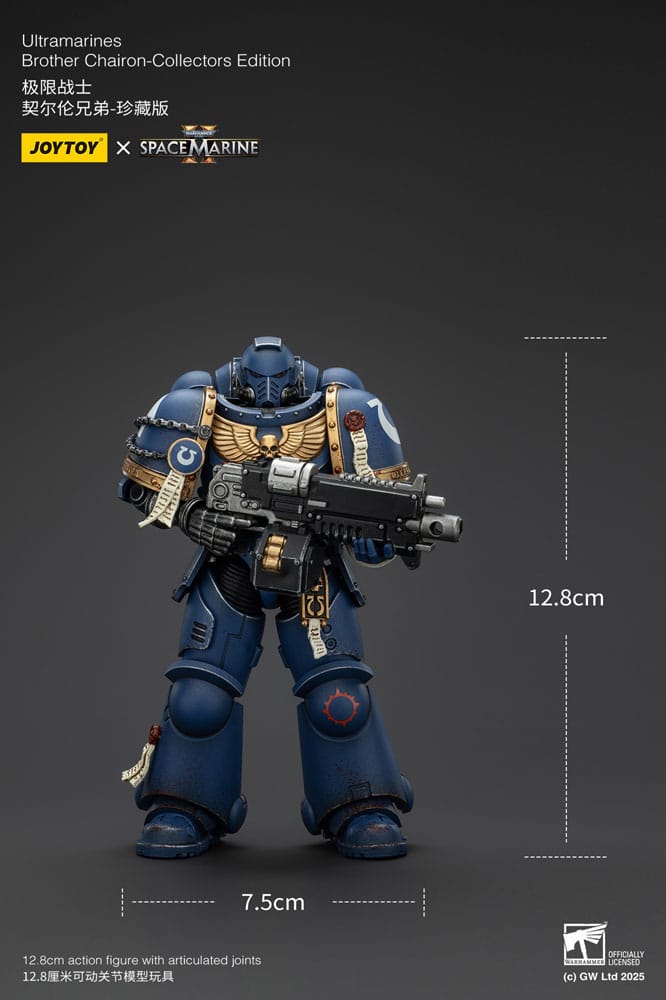 Warhammer 40,000: Space Marine 2 Actionfigur Ultramarines Brother Chairon Collectors Edition 13 cm Image 7