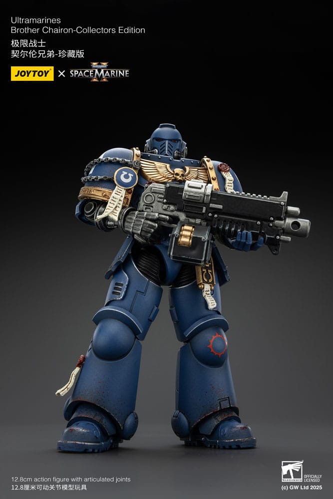 Warhammer 40,000: Space Marine 2 Actionfigur Ultramarines Brother Chairon Collectors Edition 13 cm Image 11