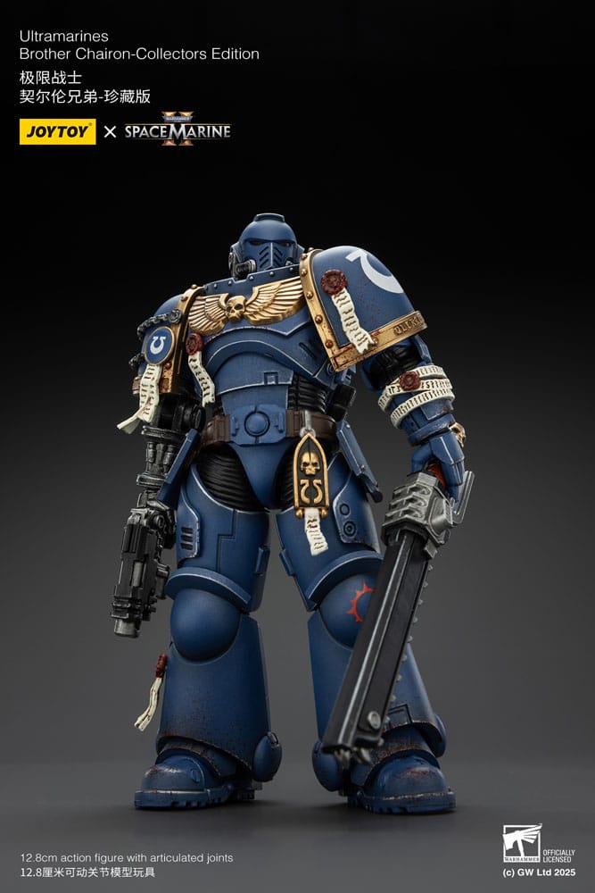 Warhammer 40,000: Space Marine 2 Actionfigur Ultramarines Brother Chairon Collectors Edition 13 cm Image 12