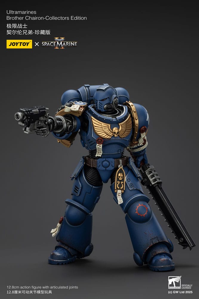 Warhammer 40,000: Space Marine 2 Actionfigur Ultramarines Brother Chairon Collectors Edition 13 cm Image 13
