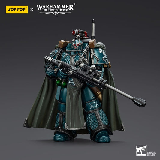 Warhammer The Horus Heresy Actionfigur Alpha Legion Exodus The One who is Many With Sniper Rifle And Power Dagger 20 cm Image 2