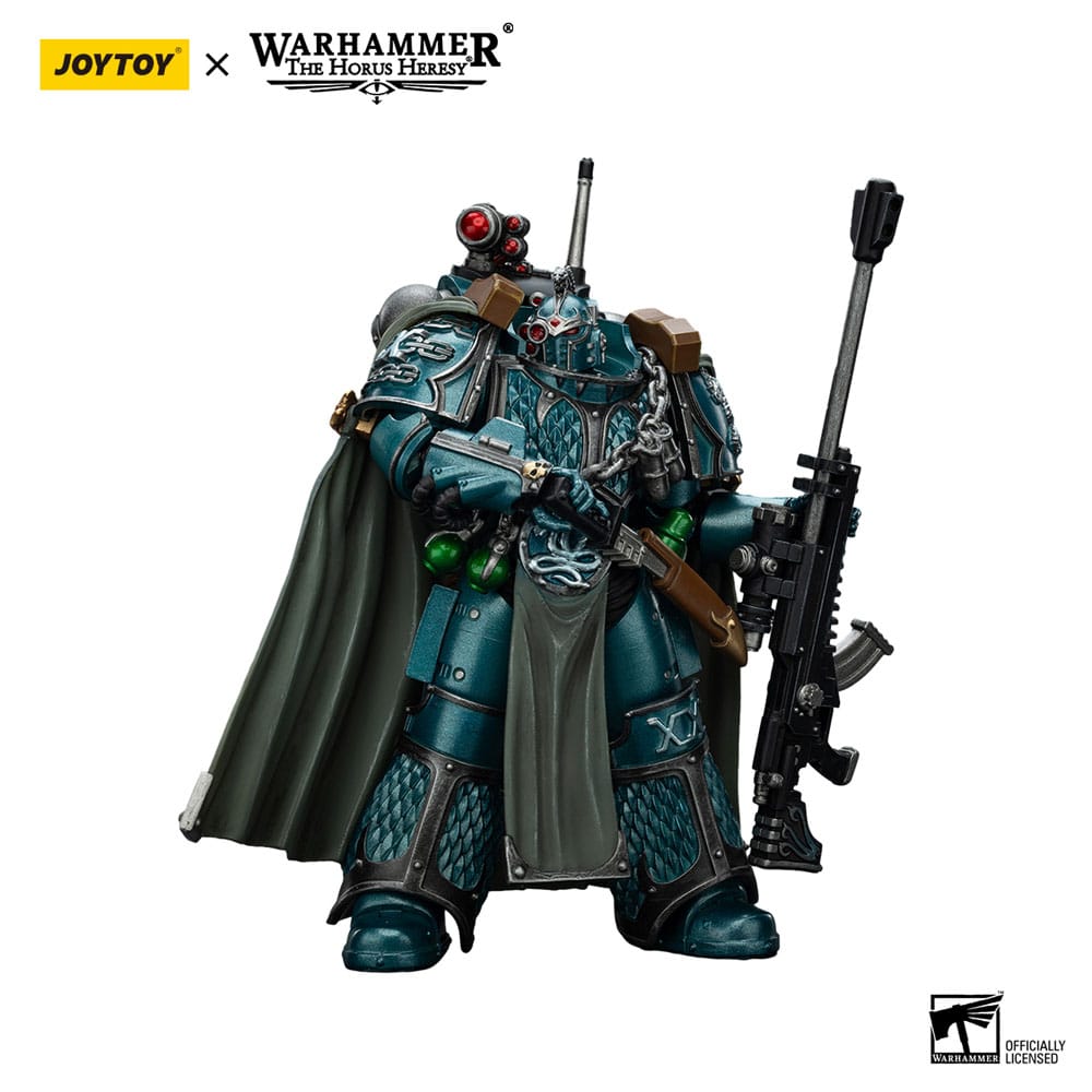 Warhammer The Horus Heresy Actionfigur Alpha Legion Exodus The One who is Many With Sniper Rifle And Power Dagger 20 cm Image 9