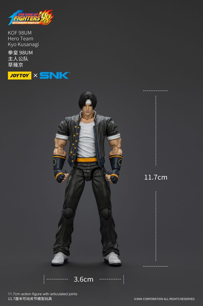 The King Of Fighters '98 Actionfigur Hero Team Kyo Kusanagi 12 cm Image 12