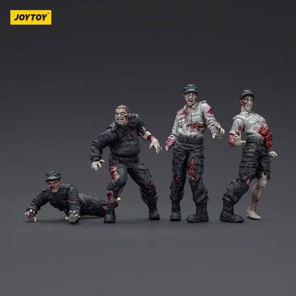 Zombie Dark Source Actionfiguren 4er-Pack Security Guards 8 cm Image 3