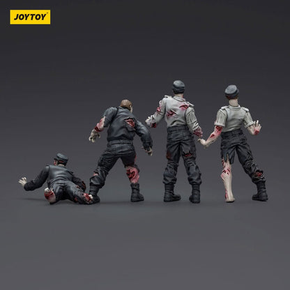 Zombie Dark Source Actionfiguren 4er-Pack Security Guards 8 cm Image 4