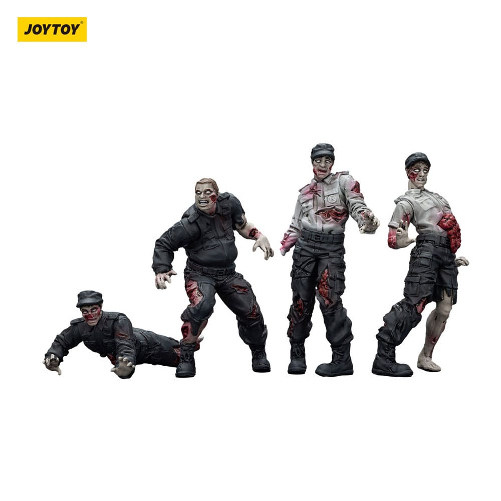 Zombie Dark Source Actionfiguren 4er-Pack Security Guards 8 cm Image 8