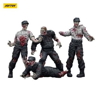 Zombie Dark Source Actionfiguren 4er-Pack Security Guards 8 cm Image 11