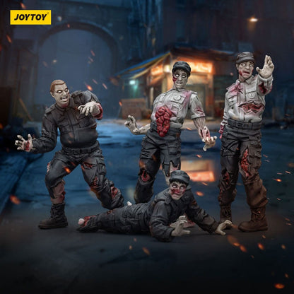 Zombie Dark Source Actionfiguren 4er-Pack Security Guards 8 cm Image 12
