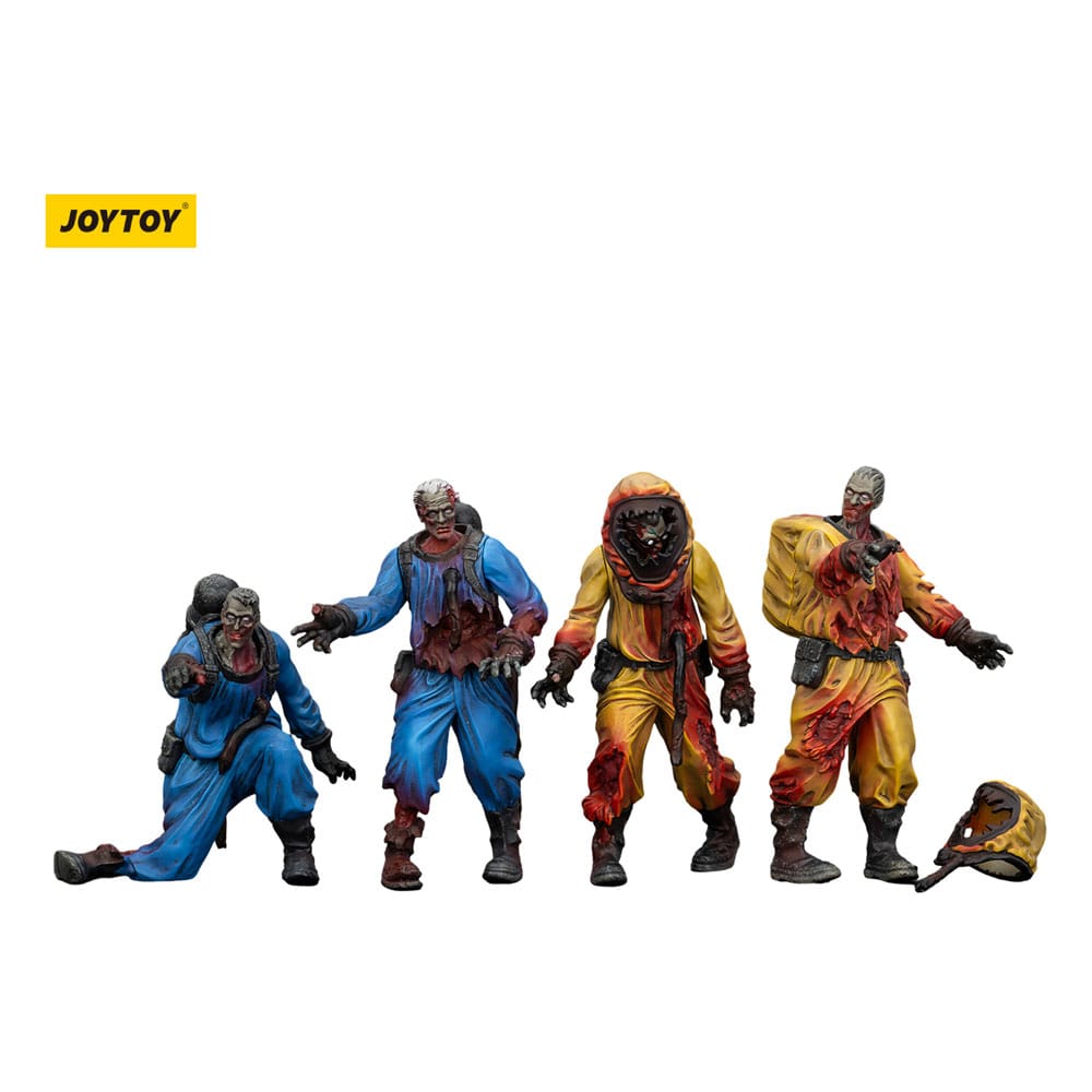 Zombie Dark Source Actionfiguren 4er-Pack Biochemical Lab Team 8 cm Image 1