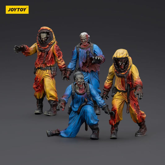 Zombie Dark Source Actionfiguren 4er-Pack Biochemical Lab Team 8 cm Image 2