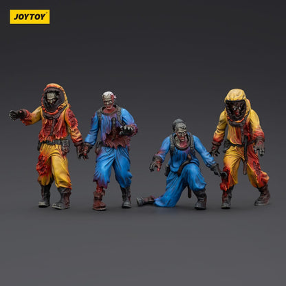 Zombie Dark Source Actionfiguren 4er-Pack Biochemical Lab Team 8 cm Image 3