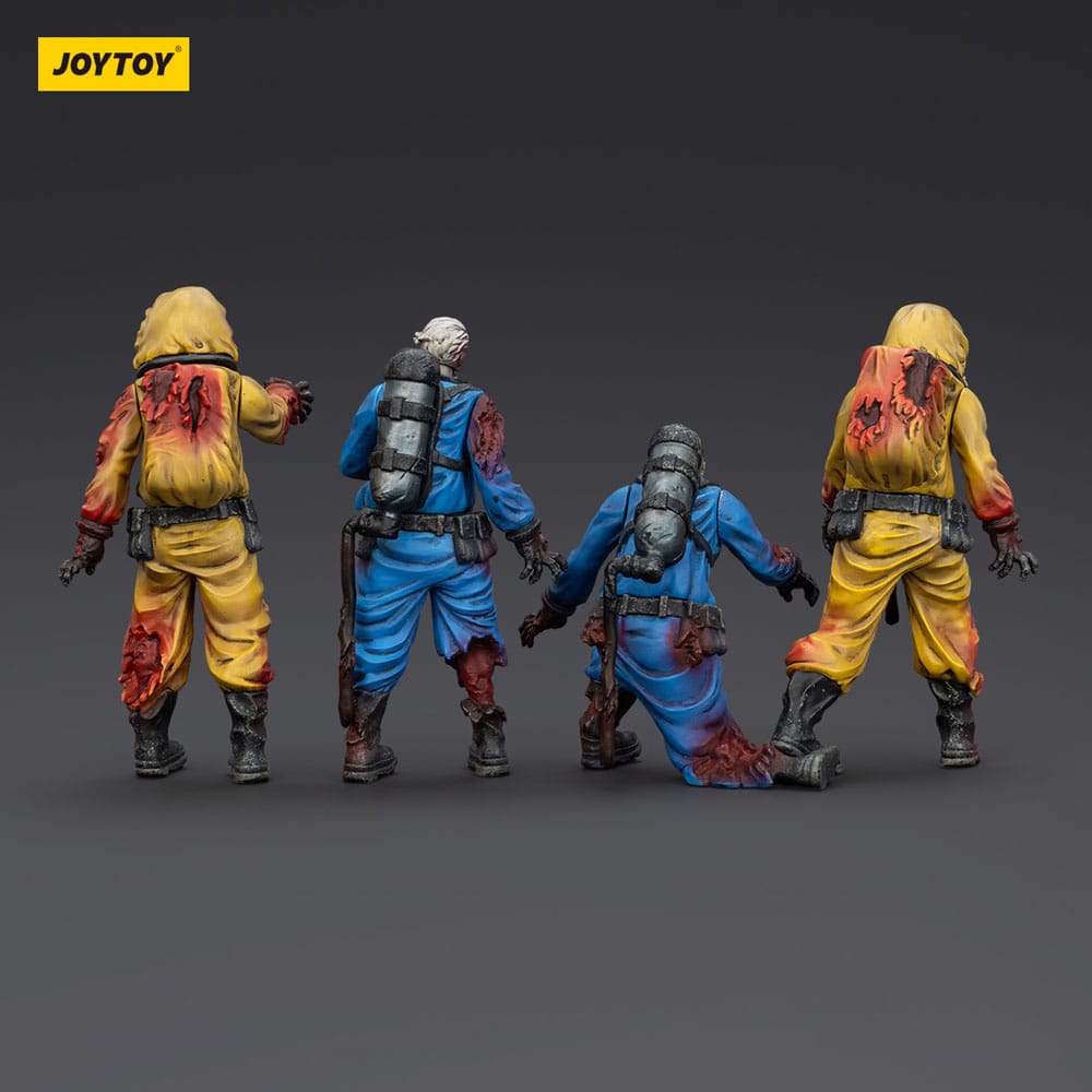 Zombie Dark Source Actionfiguren 4er-Pack Biochemical Lab Team 8 cm Image 4