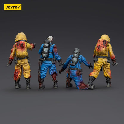 Zombie Dark Source Actionfiguren 4er-Pack Biochemical Lab Team 8 cm Image 4