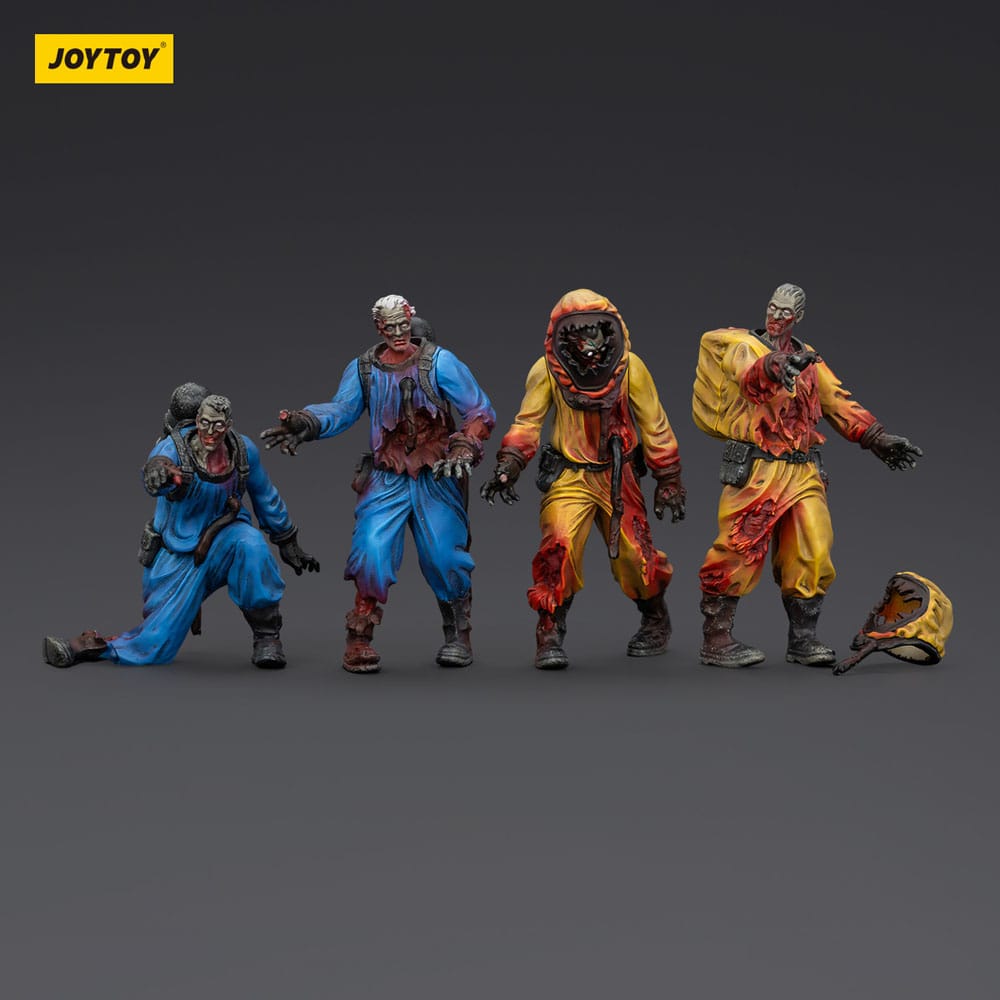 Zombie Dark Source Actionfiguren 4er-Pack Biochemical Lab Team 8 cm Image 6