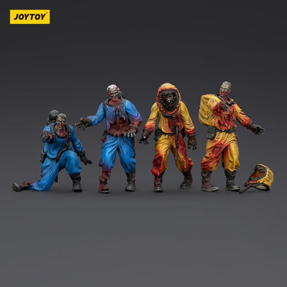 Zombie Dark Source Actionfiguren 4er-Pack Biochemical Lab Team 8 cm Image 6