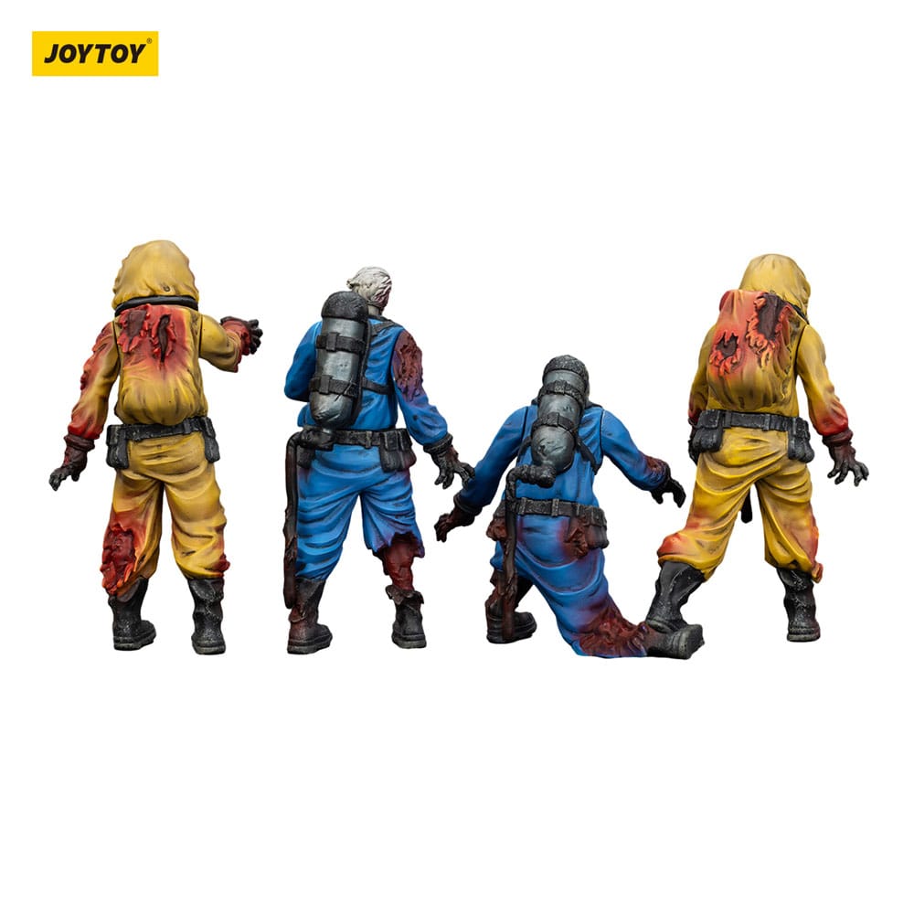 Zombie Dark Source Actionfiguren 4er-Pack Biochemical Lab Team 8 cm Image 9