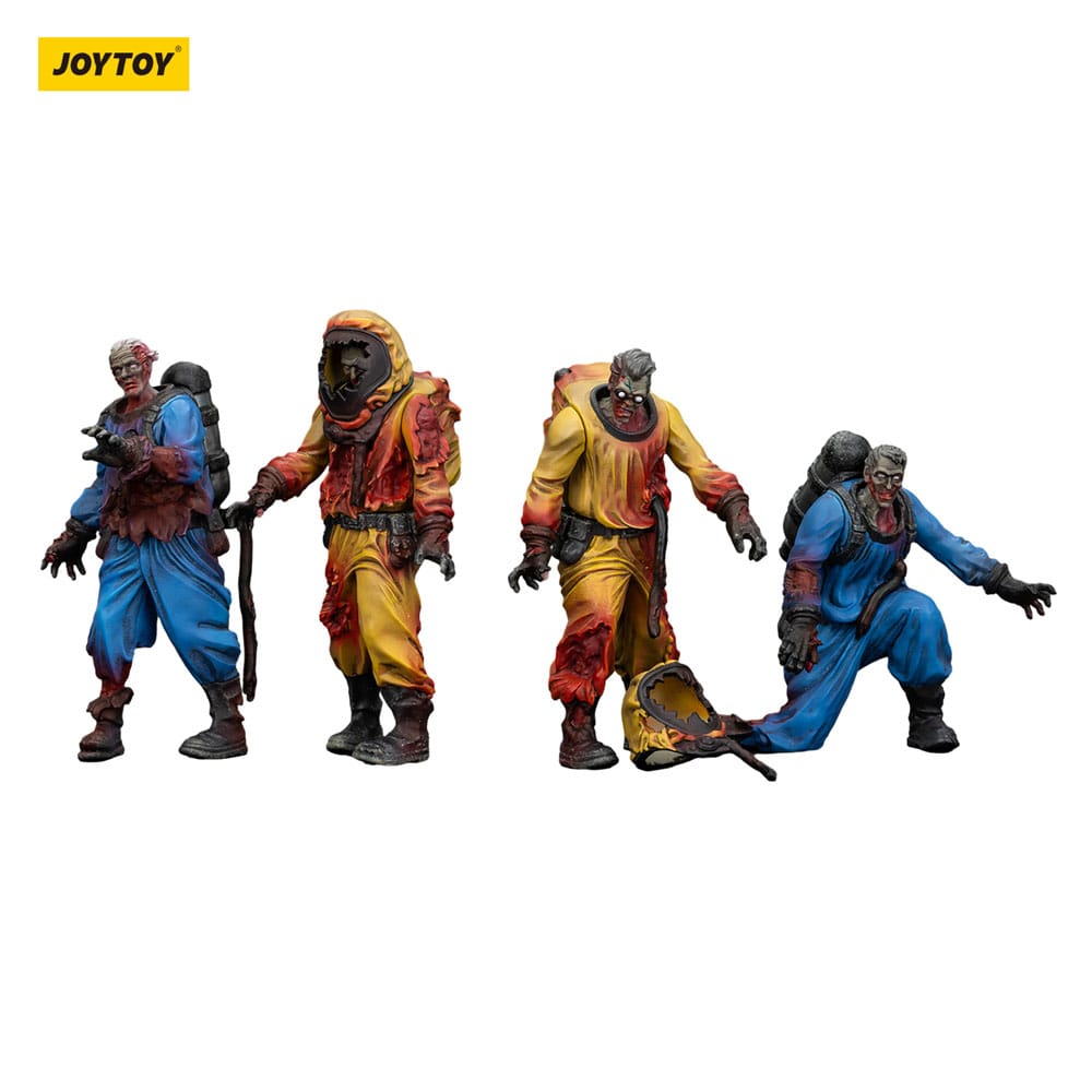 Zombie Dark Source Actionfiguren 4er-Pack Biochemical Lab Team 8 cm Image 10